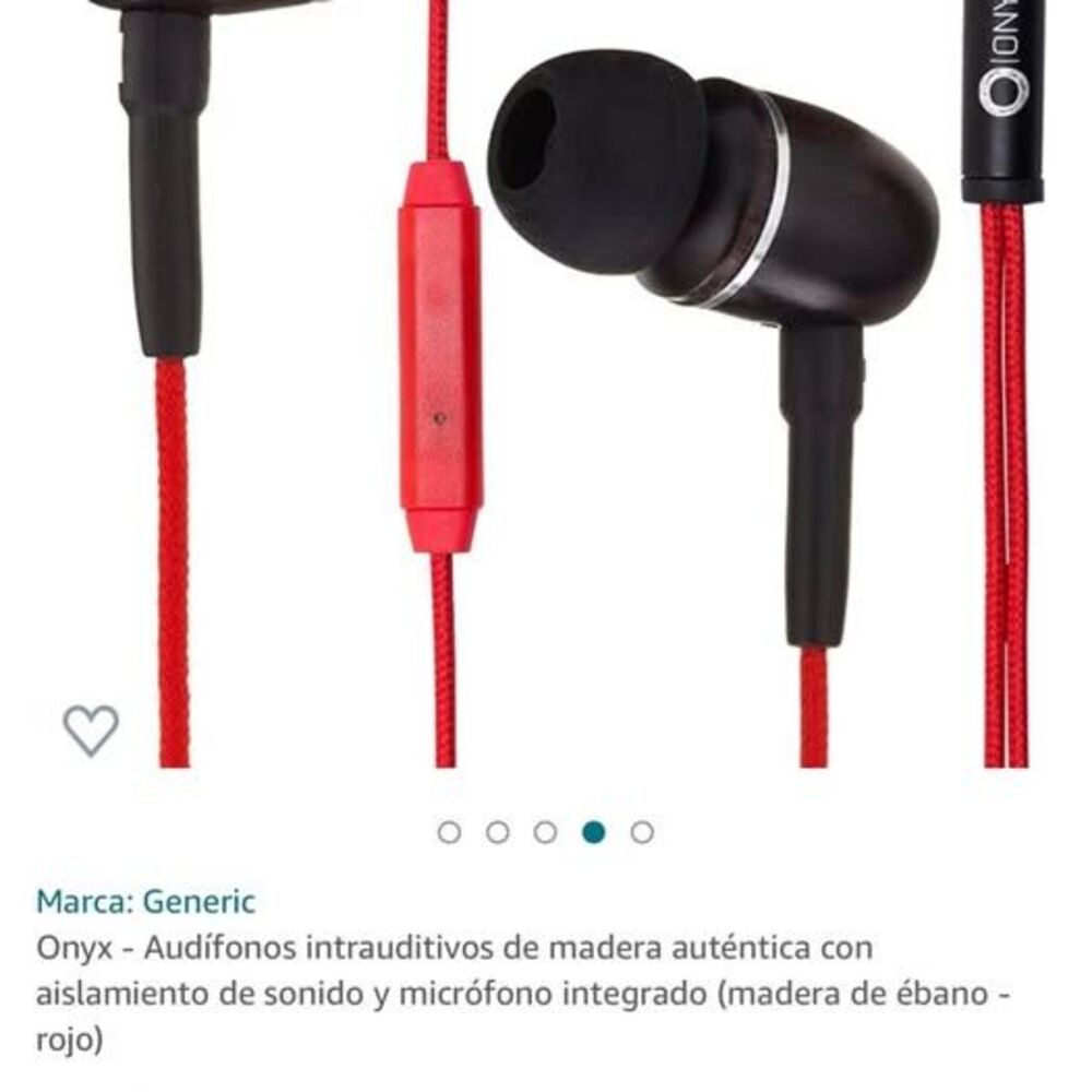 Onyx - Real Wood Sound Isolating In-Ear Headphones - Picture 3 of 4